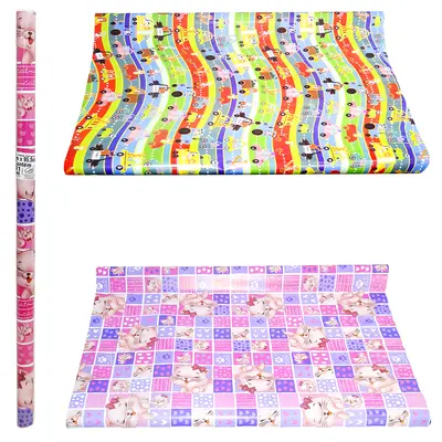 PAPEL DE PRESENTE SORTIDOS ROLO COM 1 FOLHA 64X95,5CM