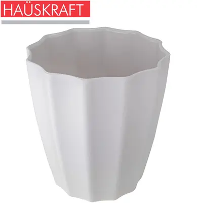 VASO DE MELAMINA FRESIA BRANCO HAUSKRAFT 7L 26X23,5CM DE Ø