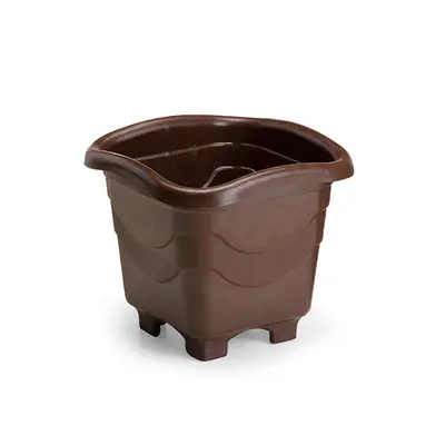 VASO QUADRADO COFFEE MEDIO 5,6L 25X22,5CM DE PLASTICO