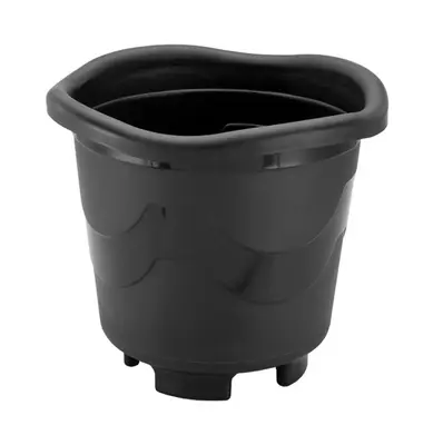 VASO REDONDO PRETO EXTRA G 26L 50X40CM DE Ø DE PLASTICO