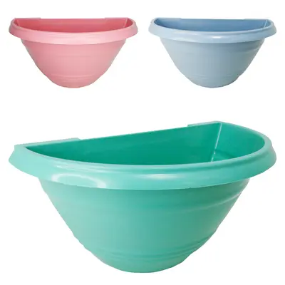 VASO DE PAREDE COLORS 1,65L 26X13,5X13,5CM DE PLASTICO