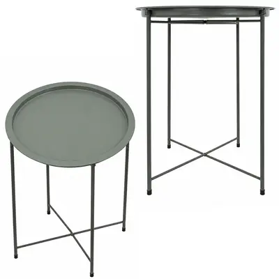 MESA DE METAL REDONDA NEX HOME 50,5X47CM DE Ø