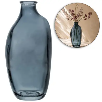 VASO DE VIDRO ORGANICS FUME WOLFF 15X7X5,5CM