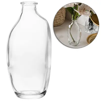 VASO DE VIDRO ORGANICS WOLFF 15X7X5,5CM