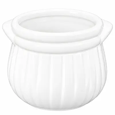 VASO DECORATIVO DE PORCELANA REDONDO 7X7,5CM DE Ø