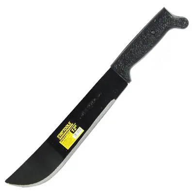 FACAO PARA MATO 12'' CABO PLASTICO PRETO GRANEL