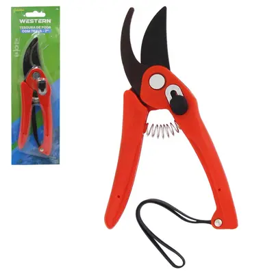 TESOURA DE PODA COM TRAVA DE SEGURANCA 7'' 18,5CM