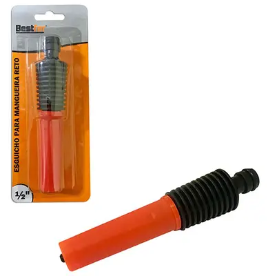 ESGUICHO PARA MANGUEIRA RETO ½'' LARANJA 13,3X3,2CM