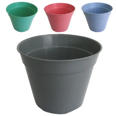 VASO REDONDO COLORS PARA SUCULENTA 150ML 6X7,5CM DE Ø DE PLASTICO