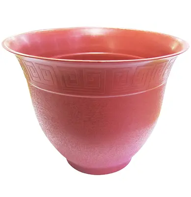 VASO REDONDO TELHA GRANDE 7,5L 22X28,5CM DE Ø DE PLASTICO