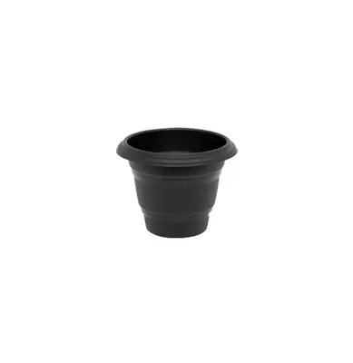 VASO REDONDO PRETO NUMERO 17 14X17CM DE Ø DE PLASTICO