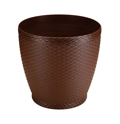 VASO REDONDO RATTAN COFFEE MINI MINI 700ML 11X11CM DE Ø DE PLASTICO