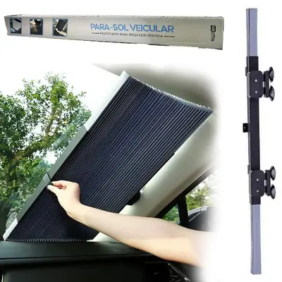 PROTETOR SOLAR AUTOMOTIVO PARA PARA-BRISA 75X65CM