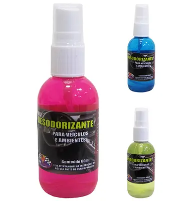 DESODORIZANTE SPRAY PARA VEÍCULOS SORTIDOS 60ML