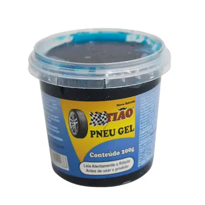 BRILHA PNEU PRETINHO GEL TIAO 200G