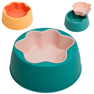 COMEDOURO / BEBEDOURO DE PLASTICO PATA 400ML 6,5X18CM DE Ø