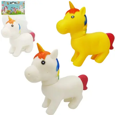 BRINQUEDO PARA CACHORRO UNICORNIO DE PLASTICO COM SOM COLORS 21X20X7CM