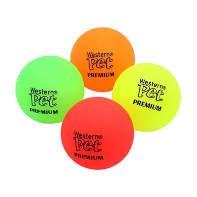 BRINQUEDO PARA CACHORRO BOLA GLOW BRILHA NO ESCURO DE PVC COLORS 5CM DE Ø PREMIUM