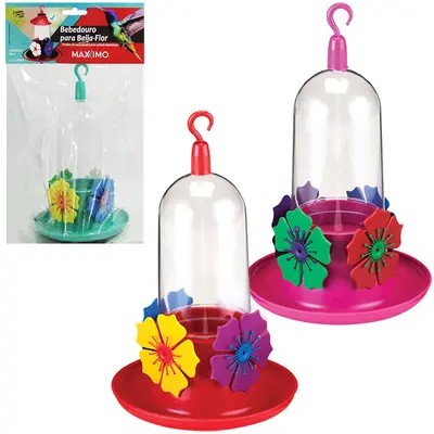 BEBEDOURO DE PLASTICO COLORS PARA BEIJA FLOR 290ML