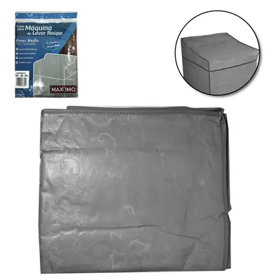 CAPA DE PVC FLANELADO PARA MAQUINA DE LAVAR KORINO MASTER TAMPA E SAIA MEDIA 98X63X63CM