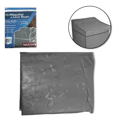 CAPA DE PVC FLANELADO PARA MAQUINA DE LAVAR KORINO MASTER TAMPA E SAIA GRANDE 100X74X66CM