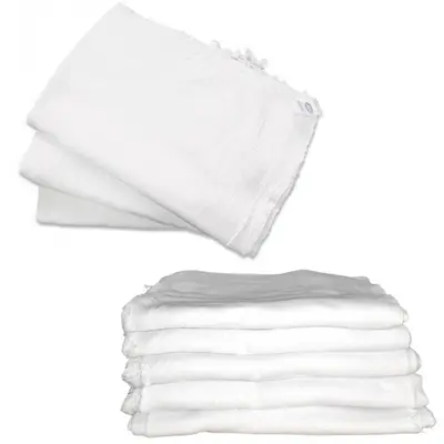PANO SACO DE LIMPEZA DE ALGODAO MULTIUSO ALVEJADO BRANCO ESPECIAL 68X44CM