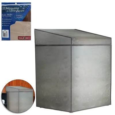 CAPA DE PVC FLANELADO PARA MAQUINA DE LAVAR KORINO MASTER TAMPA E SAIA GG 105X70X67CM
