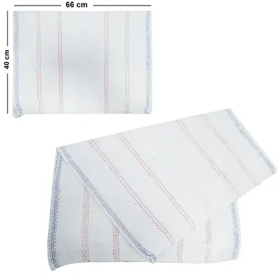 PANO DE LIMPEZA DE ALGODAO MULTIUSO ESFREGAO ALVEJADO CONFIDENTE 66X40CM