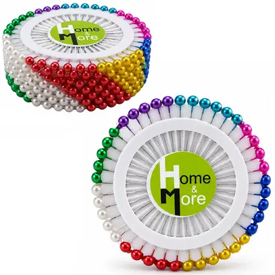 ALFINETE COM CABECA COLORS COM 400 PECAS NO DISCO
