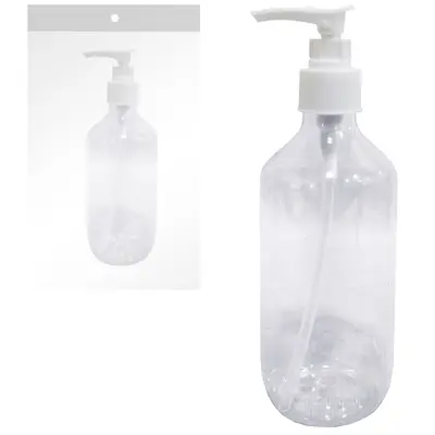 FRASCO VALVULA PUMP DE PLASTICO PARA VIAGEM 300ML CVD
