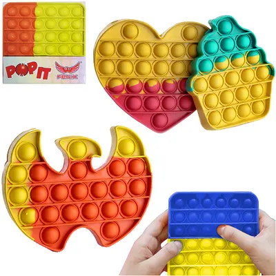 POP IT ANTI STRESS MODELOS SORTIDOS COLORS