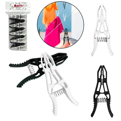 PRENDEDOR DE ROUPA DE PLASTICO COM 24 PECAS 7,5X1CM