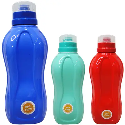GARRAFA SQUEEZE DE PLASTICO PET REDONDO CONSTELACAO COM TAMPA COLORS 1,1L STTW