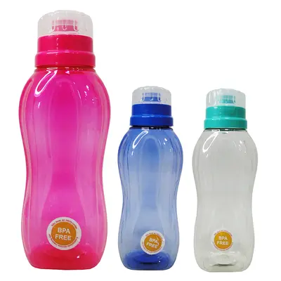 GARRAFA SQUEEZE DE PLASTICO PET CONSTELACAO COM TAMPA TRANSCOLOR 730ML STTW