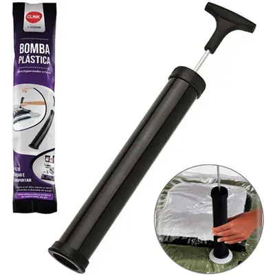 BOMBA DE SUCCAO MANUAL PARA SACO A VACUO 28X4CM NA SOLAPA
