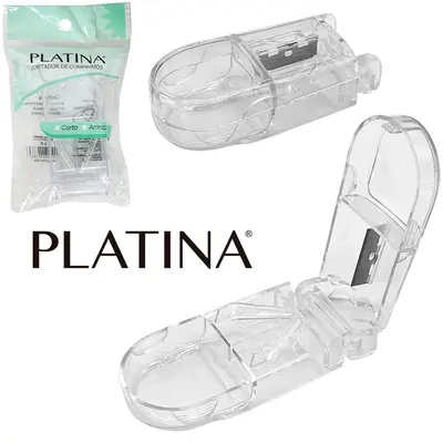 CORTADOR DE COMPRIMIDOS DE PLASTICO 8,5X4X2,3CM NA SOLAPA