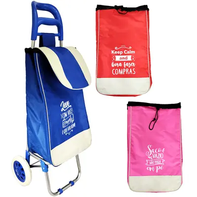 CARRINHO DE COMPRAS / FEIRA COLORS 92X34CM
