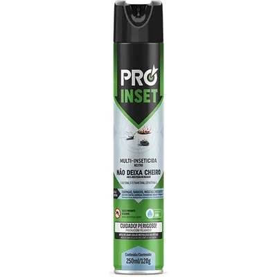 MULTI-INSETICIDA PROINSET NEUTRO NAO DEIXA CHEIRO 250ML/120G