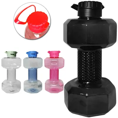 GARRAFA SQUEEZE DE PLASTICO PET HALTER COM TAMPA E ALCA TRANSLUCIDO 2L