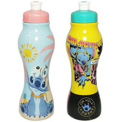 GARRAFA SQUEEZE SLEEVE DE PLASTICO PP STITCH 450ML