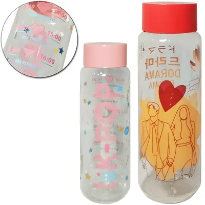 GARRAFA SQUEEZE DE PLASTICO PET ITALIANA DORAMA COM TAMPA RETA 1L