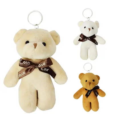 CHAVEIRO DE PELUCIA URSO COM LACO 12X8CM