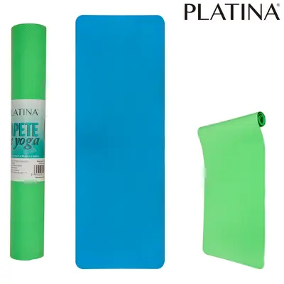 TAPETE TATAME DE EVA PARA EXERCICIOS PILATES / YOGA PLATINA 173X60,5CM 3MM