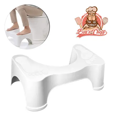 BANCO DE APOIO COCORAS PARA VASO SANITARIO DE PLASTICO 41X26,5X17CM