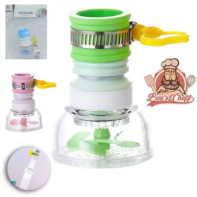 CHUVEIRINHO BICO AREJADOR ANTIRRESPINGO EXTENSIVO PARA TORNEIRA + ABRACADEIRA BORBOLETA