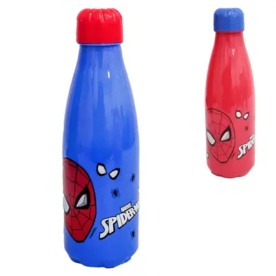 GARRAFA SQUEEZE DE PLASTICO PET PARIS HOMEM ARANHA / SPIDER MAN 600ML