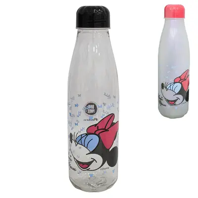GARRAFA SQUEEZE DE PLASTICO PET PARIS MINNIE 1L