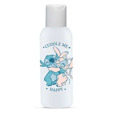 FRASCO FLIP TOP DE PLASTICO PARA VIAGEM STITCH COM TAMPA 100ML