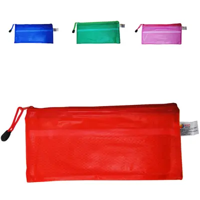 NECESSAIRE DE PVC MULTIUSO TRANSCOLOR 24X12CM