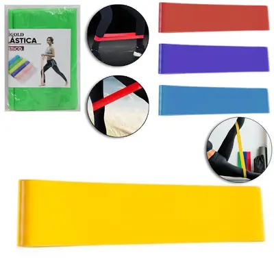 FAIXA ELASTICA PARA EXERCICIOS OMBRO / BRACOS / ABDOMEN / PERNAS 1,50MTX15CM